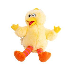 Vintage 1986 Tyco Peek-a-Boo Plush Sesame Street’s Big Bird Stuffed Animal Talk